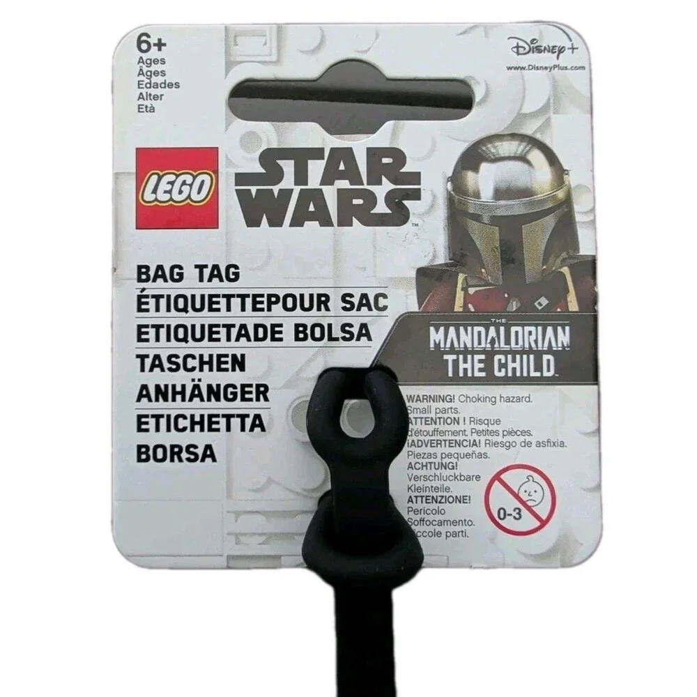 LEGO Star Wars Grogu Baby Yoda Silicone Bag Tag #52961 Mandalorian New With Tag - Picture 2 of 6